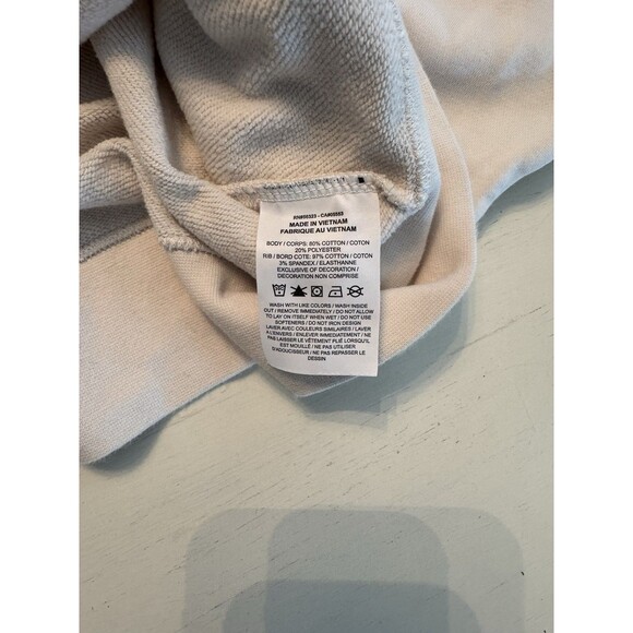 Nike Woman’s L Cross Stitch Logo Fleece Crewneck Sweater Cropped - Picture 5 of 6